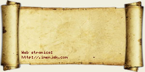 Emilija Gaćinović vizit kartica